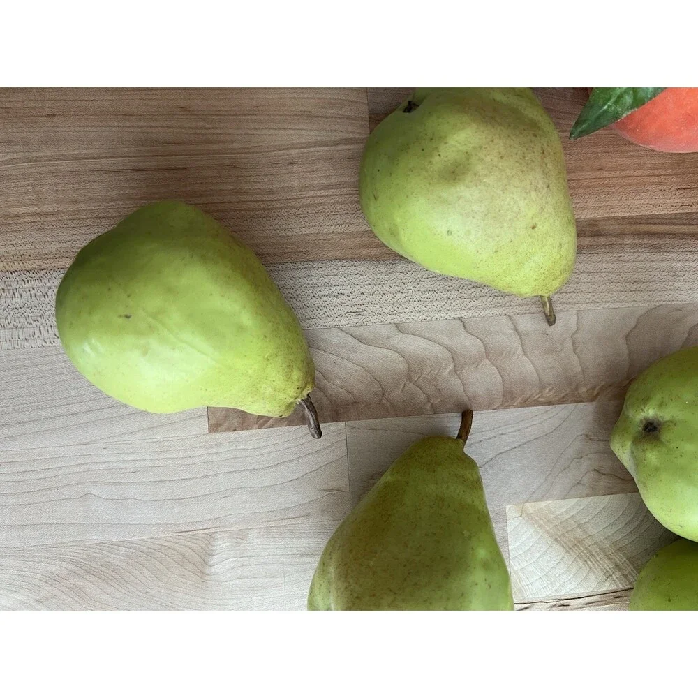 Lot of 16 Faux Fruit Pears & Apples (or Oranges) Realistic Display Decor